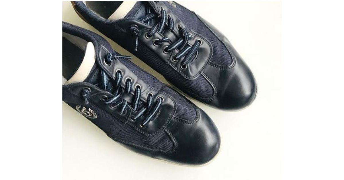 Oprava odřených a ošoupaných tenisek shoe cream 117 navy blue jak opravit odřené kožené modré tenisky